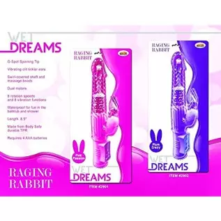 Hott Products Unlimited 53101: Wet Dreams Raging Rabbit Purple