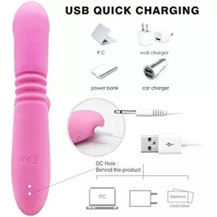 Rabbit Vibrator, Pulsating G Spot Rabbit Vibrator, 2-in-1 Pulse Clitoral Thrusting Vibrator, Rabbit G-spot Clitoralis Stimulator Rabbit Vibrator, Pulsating G Spot Rabbit Vibrator, 2-in-1 Pulse Clitoral Thrusting Vibrator, Rabbit G-spot Clitoralis Stimulator