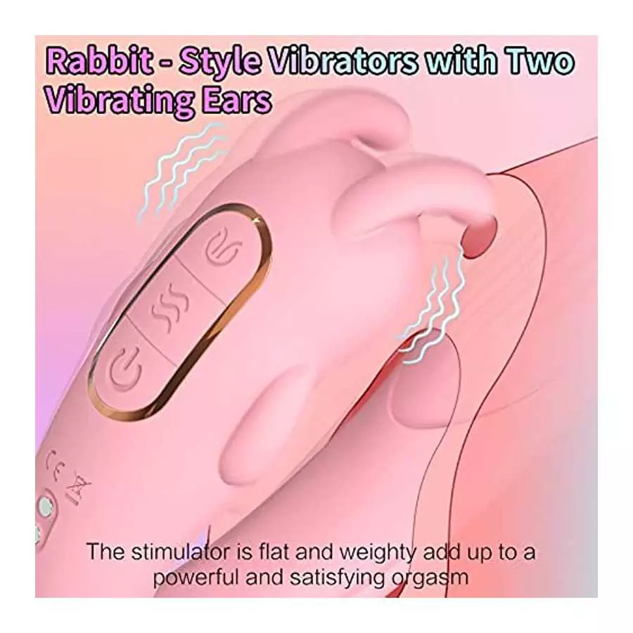 G Spot Rabbit Vibrator, XINBALE Sex Toys for Clitoris G-spot Stimulation,Waterproof Vibrator with 10 Powerful Vibrations Dual Mo