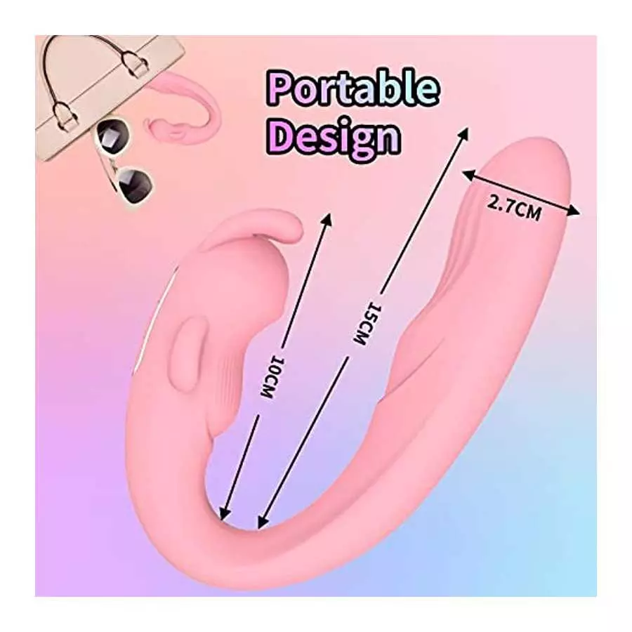 G Spot Rabbit Vibrator, XINBALE Sex Toys for Clitoris G-spot Stimulation,Waterproof Vibrator with 10 Powerful Vibrations Dual Mo