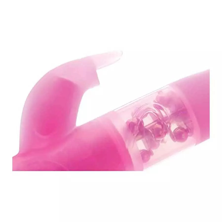 Adam & Eve Eve’s Triple Pleasure Rabbit Vibrator, Pink | 10” Long, 5” Insertable x 1” Wide | Waterproof Silicone G Spot Vibrator