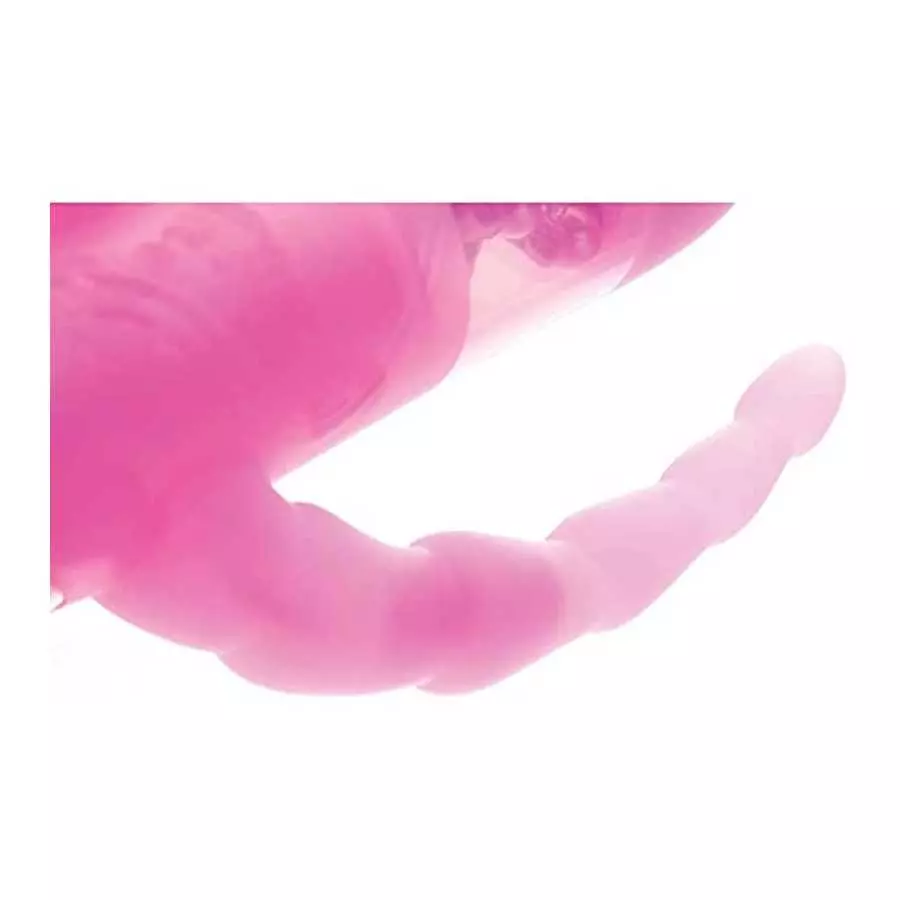 Adam & Eve Eve’s Triple Pleasure Rabbit Vibrator, Pink | 10” Long, 5” Insertable x 1” Wide | Waterproof Silicone G Spot Vibrator