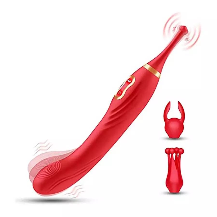 Female Vibrators Clit G-Spot, High Frequency Powerful Rechargeable Clitoral Vibrator with 10 Powerful Vibrations Dual Motor Clit Female Vibrators Clit G-Spot, High Frequency Powerful Rechargeable Clitoral Vibrator with 10 Powerful Vibrations Dual Motor Clit