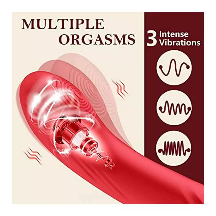 Female Vibrators Clit G-Spot, High Frequency Powerful Rechargeable Clitoral Vibrator with 10 Powerful Vibrations Dual Motor Clit
