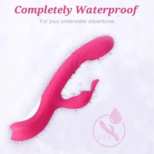 Rabbit Vibrator with Wiggling Motion - MEANINS Mary, G Spot Vibrator Mimic Lover's Fingers, Clitoral Vibrator with Flexible Bunn Rabbit Vibrator with Wiggling Motion - MEANINS Mary, G Spot Vibrator Mimic Lover's Fingers, Clitoral Vibrator with Flexible Bunn