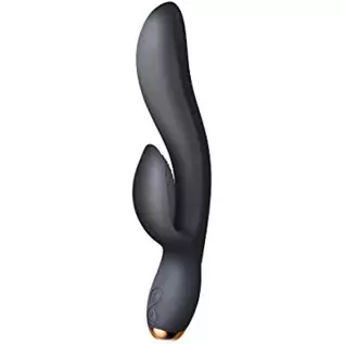 Rocks Off Regala Rabbit Vibrator Black