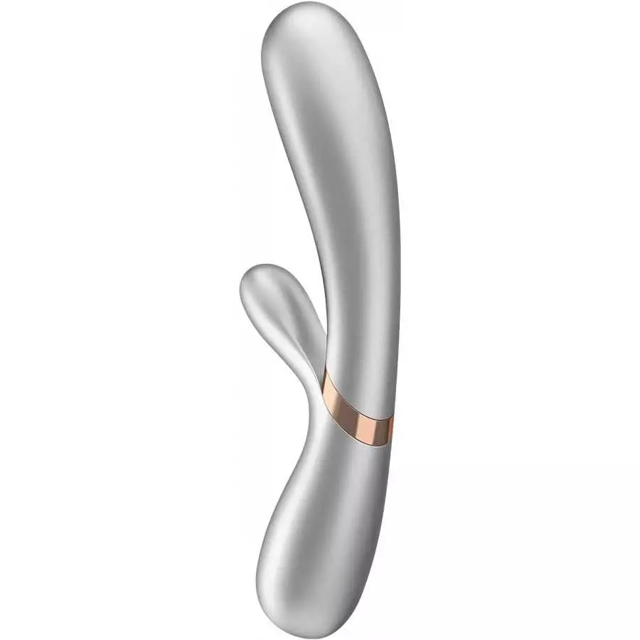 Satisfyer Hot Lover Rabbit Vibrator with Warming Function and App Control - G-Spot and Clitoris Stimulation, Heated Shaft - Comp Satisfyer Hot Lover Rabbit Vibrator with Warming Function and App Control - G-Spot and Clitoris Stimulation, Heated Shaft - Comp