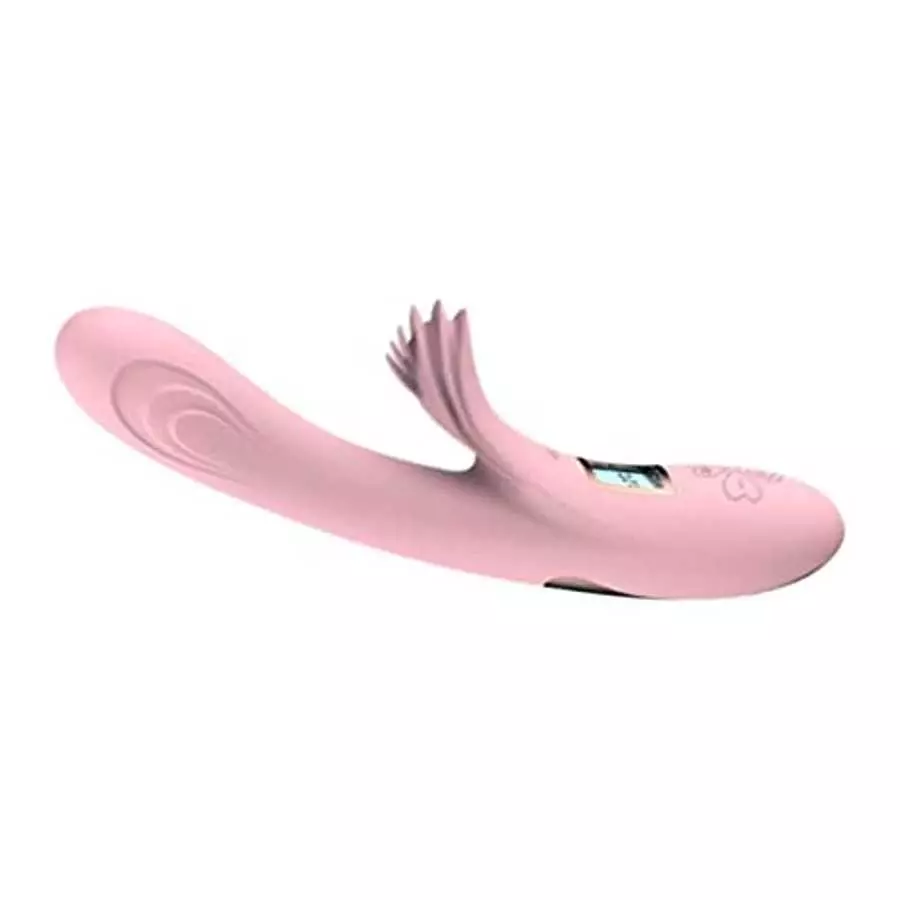 Intelligent Vibrator Wand Multiple Frequency Clitoral and G Spot Vibrator Rabbit Vibrator LCD Screen Heated Stimulator Adult Sex