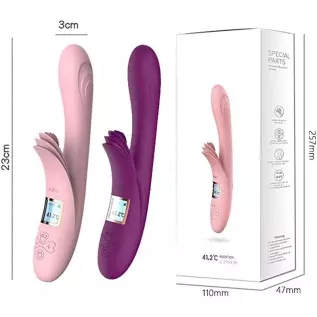 Intelligent Vibrator Wand Multiple Frequency Clitoral and G Spot Vibrator Rabbit Vibrator LCD Screen Heated Stimulator Adult Sex Intelligent Vibrator Wand Multiple Frequency Clitoral and G Spot Vibrator Rabbit Vibrator LCD Screen Heated Stimulator Adult Sex