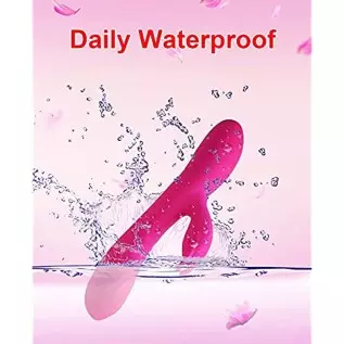 Rose Flapped Clitoral G Spot Rabbit Vibrator Acvioo Liquid Silicon Bunny Clitoris Nipple Dildo Stimulator Adult Sex Toys for Cou