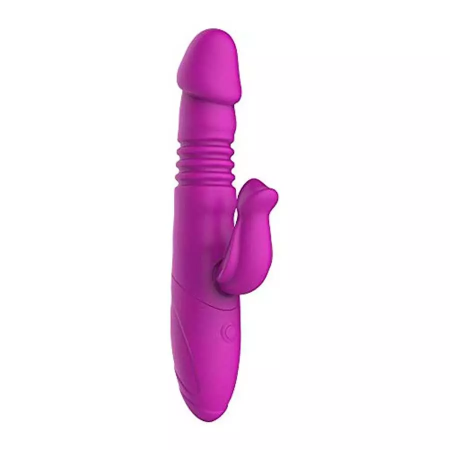 Thrusting Clitoral Rabbit Vibrator with 7 Thrusting Rotation Modes, Fupusy Waterproof G Spot Dildo Vibrator for Vagina Clit Orga Thrusting Clitoral Rabbit Vibrator with 7 Thrusting Rotation Modes, Fupusy Waterproof G Spot Dildo Vibrator for Vagina Clit Orga