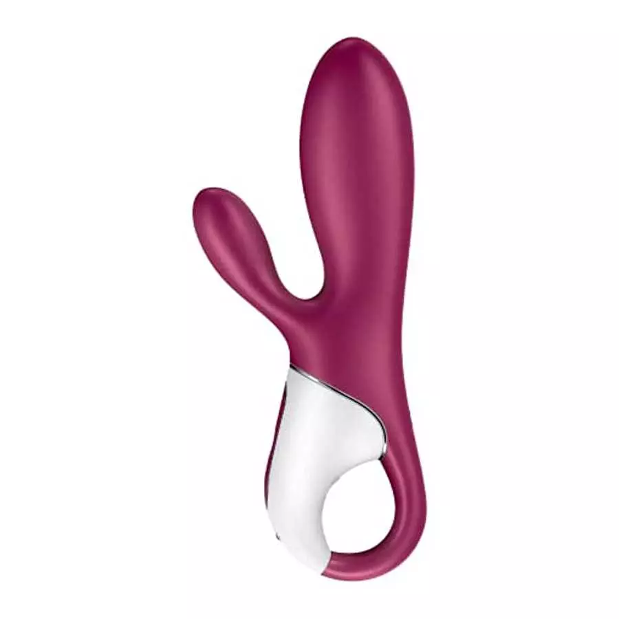 Satisfyer Hot Bunny Rabbit Vibrator with Warming Function and App Control - G-Spot and Clitoris Stimulation, Heated Vibrating Di
