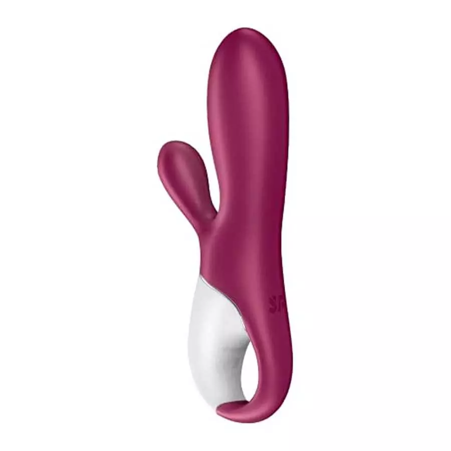 Satisfyer Hot Bunny Rabbit Vibrator with Warming Function and App Control - G-Spot and Clitoris Stimulation, Heated Vibrating Di