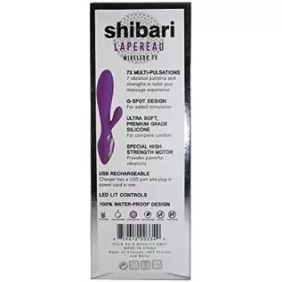 SHIBARI Lapereau Wireless Rabbit Vibrator, 7X, Purple SHIBARI Lapereau Wireless Rabbit Vibrator, 7X, Purple