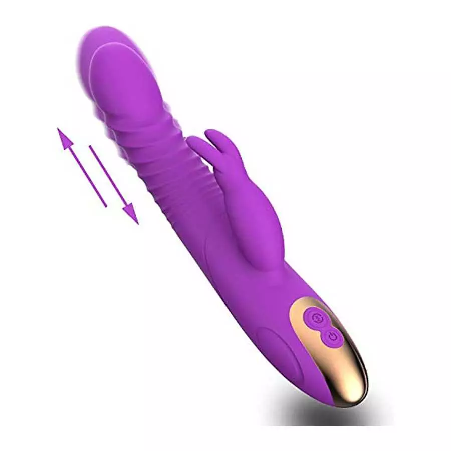 2023 G Spot Rabbit Vibrator Dildo for Women Bunny Ears Tongue Licking Clitorals Stimulator Vibrating Dildo Adult Sex Toys & Game