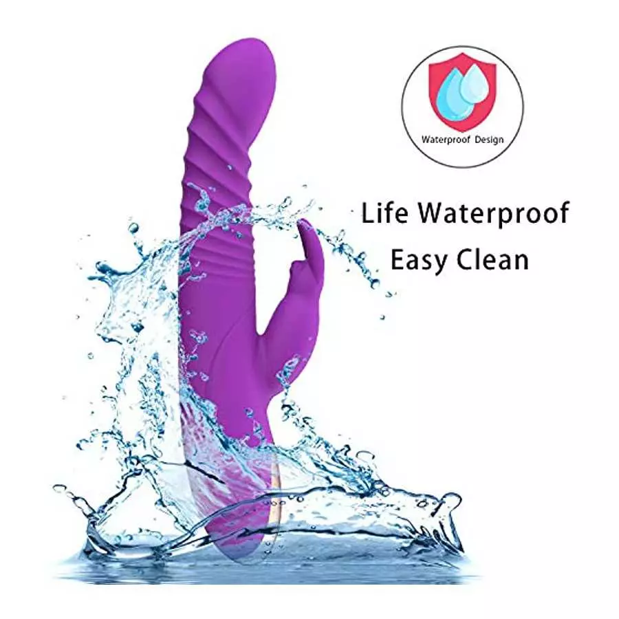 2023 G Spot Rabbit Vibrator Dildo for Women Bunny Ears Tongue Licking Clitorals Stimulator Vibrating Dildo Adult Sex Toys & Game