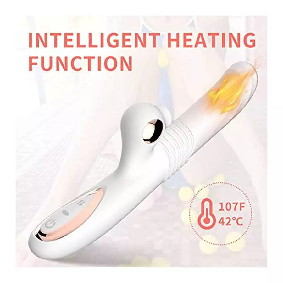 Sex Toys Dildo Vibrator for Adult Woman, 6 Vibrating 5 Pulsating 3 Thrusting Heating Waterproof Clitoralis Stimulator Sexual Ple