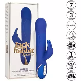 CalExotics SE-0609-40-3 Jack Rabbit Signature Silicone Rotating Beaded Rabbit
