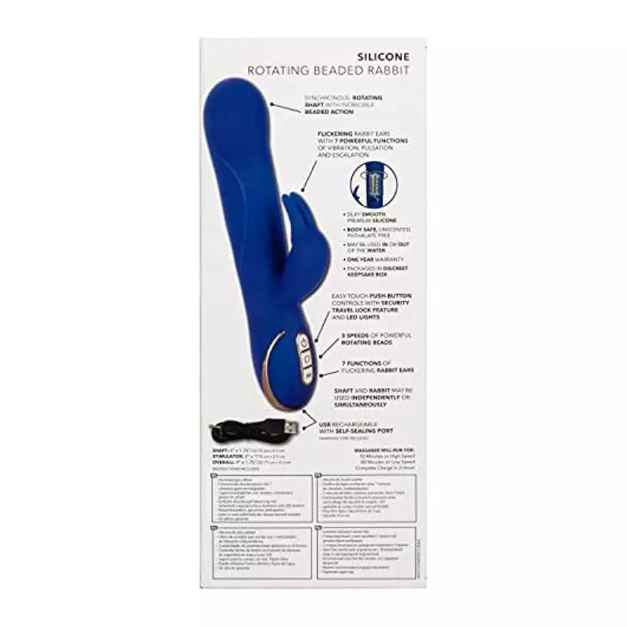 CalExotics SE-0609-40-3 Jack Rabbit Signature Silicone Rotating Beaded Rabbit