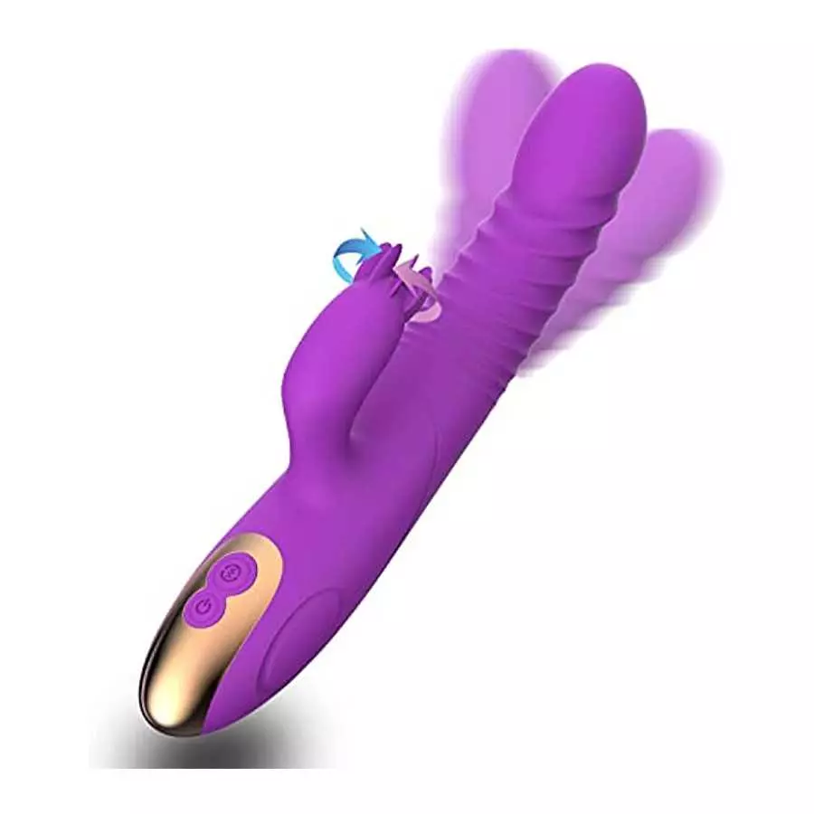 Thrusting G Spot Rabbit Vibrator for Women Sex Toys, Vibrators with 7 Rotating 8 Vibration Modes Vagina Clitoris Anal Clitoral S Thrusting G Spot Rabbit Vibrator for Women Sex Toys, Vibrators with 7 Rotating 8 Vibration Modes Vagina Clitoris Anal Clitoral S