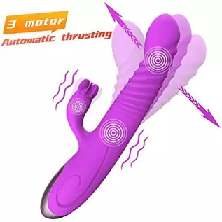 Thrusting G Spot Rabbit Vibrator for Women Sex Toys, Vibrators with 7 Rotating 8 Vibration Modes Vagina Clitoris Anal Clitoral S Thrusting G Spot Rabbit Vibrator for Women Sex Toys, Vibrators with 7 Rotating 8 Vibration Modes Vagina Clitoris Anal Clitoral S