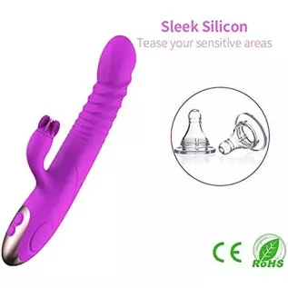 Thrusting G Spot Rabbit Vibrator for Women Sex Toys, Vibrators with 7 Rotating 8 Vibration Modes Vagina Clitoris Anal Clitoral S Thrusting G Spot Rabbit Vibrator for Women Sex Toys, Vibrators with 7 Rotating 8 Vibration Modes Vagina Clitoris Anal Clitoral S