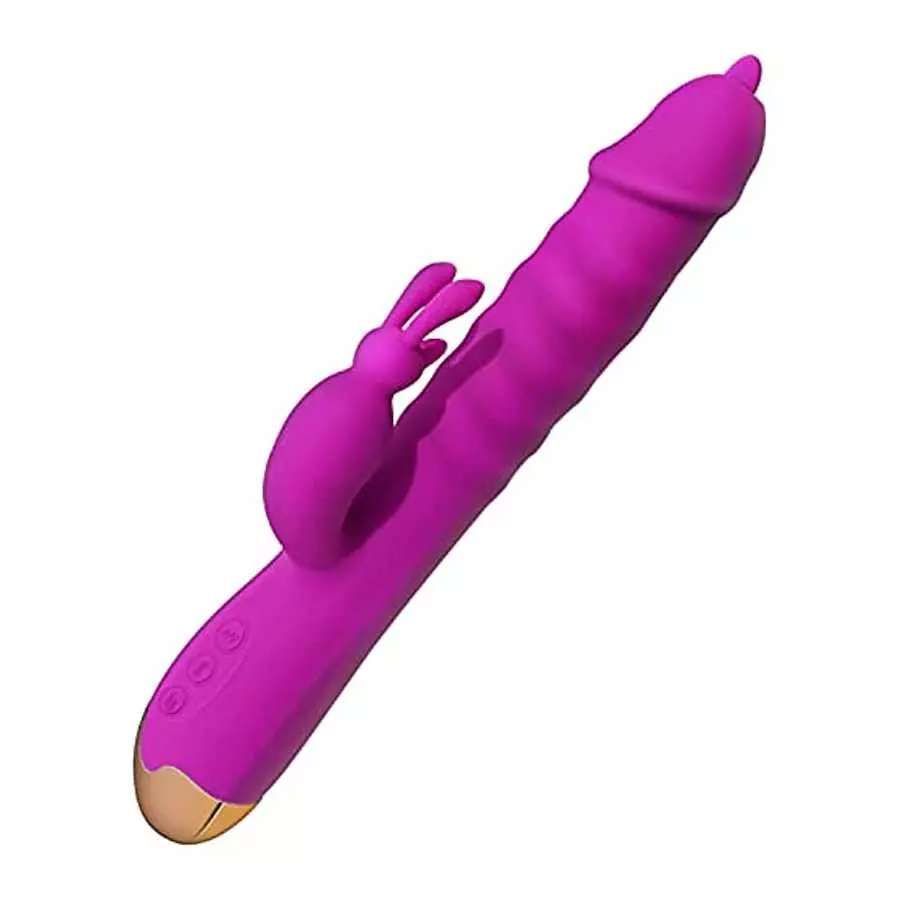 facespya Rabbit Rose Toy Vibrator for Women - Bunny Ears for Clitoris G spot Stimulation,Waterproof Dildo Vibrator with 7 Powerf facespya Rabbit Rose Toy Vibrator for Women - Bunny Ears for Clitoris G spot Stimulation,Waterproof Dildo Vibrator with 7 Powerf