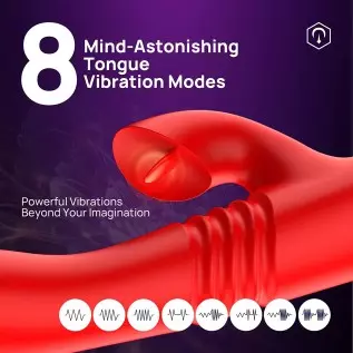 Kstasn Sex Toys - 4 in 1 Personal Massager for Women - Dildo Thrusting Vibrator & G spot Vibrator & Licking & A-Spot Vibrator Kstasn Sex Toys - 4 in 1 Personal Massager for Women - Dildo Thrusting Vibrator & G spot Vibrator & Licking & A-Spot Vibrator