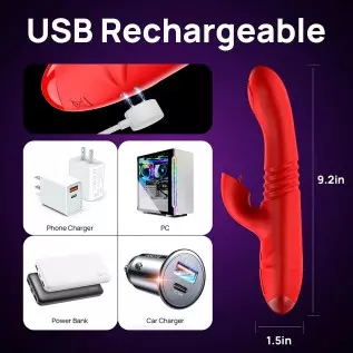 Kstasn Sex Toys - 4 in 1 Personal Massager for Women - Dildo Thrusting Vibrator & G spot Vibrator & Licking & A-Spot Vibrator Kstasn Sex Toys - 4 in 1 Personal Massager for Women - Dildo Thrusting Vibrator & G spot Vibrator & Licking & A-Spot Vibrator