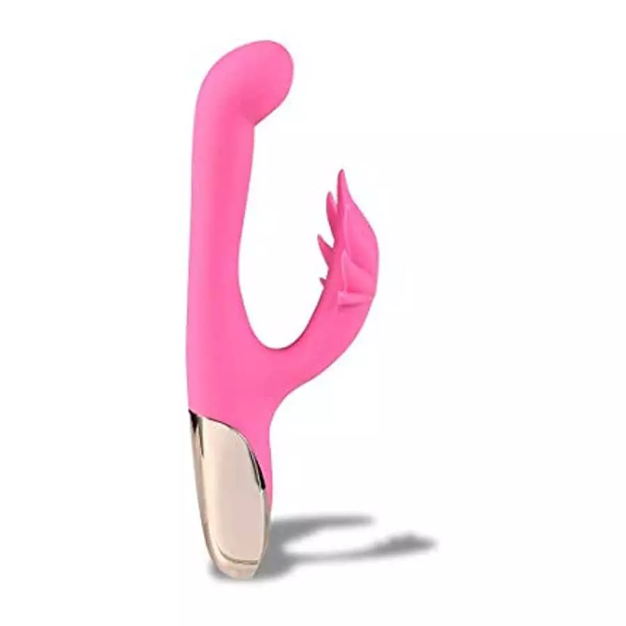 Maui Dual Motors Silicone Rabbit-Style G-Spot - Pot Leaf Shaped Clitoral Stimulator - Vibrator Rechargeable Maui Dual Motors Silicone Rabbit-Style G-Spot - Pot Leaf Shaped Clitoral Stimulator - Vibrator Rechargeable