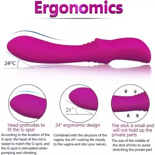 G-Spot Vibrator, Dildo Vibrator with 9 Powerful Vibrations Modes, Rechargeable Quiet Vibrating Powerful Vibrators Adult Sex Toy G-Spot Vibrator, Dildo Vibrator with 9 Powerful Vibrations Modes, Rechargeable Quiet Vibrating Powerful Vibrators Adult Sex Toy
