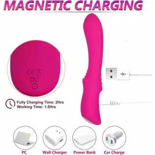 G-Spot Vibrator, Dildo Vibrator with 9 Powerful Vibrations Modes, Rechargeable Quiet Vibrating Powerful Vibrators Adult Sex Toy G-Spot Vibrator, Dildo Vibrator with 9 Powerful Vibrations Modes, Rechargeable Quiet Vibrating Powerful Vibrators Adult Sex Toy