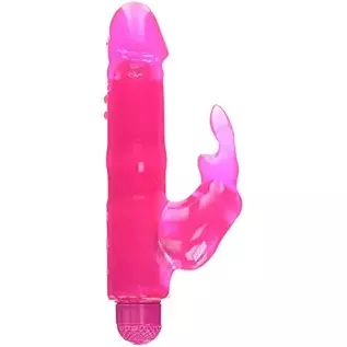 Trinity Vibes Pink Waterproof Rabbit Vibrator