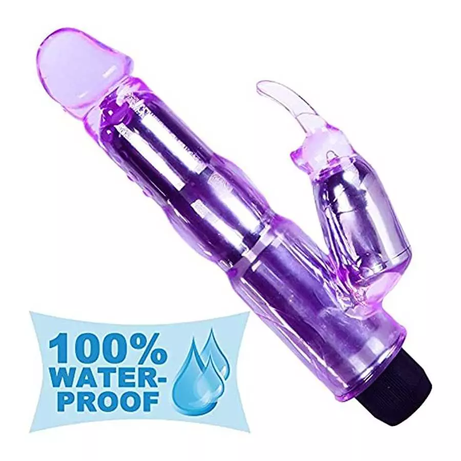 Waterproof Rabbit Vibrator Clitoral and G-Spot Vibrations for Women Intimate Sex Toy