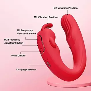G Spot Rabbit Vibrator,Dual Motor Stimulator with 10 Powerful Vibrations,Sex Toy for Women G Spot Rabbit Vibrator,Dual Motor Stimulator with 10 Powerful Vibrations,Sex Toy for Women