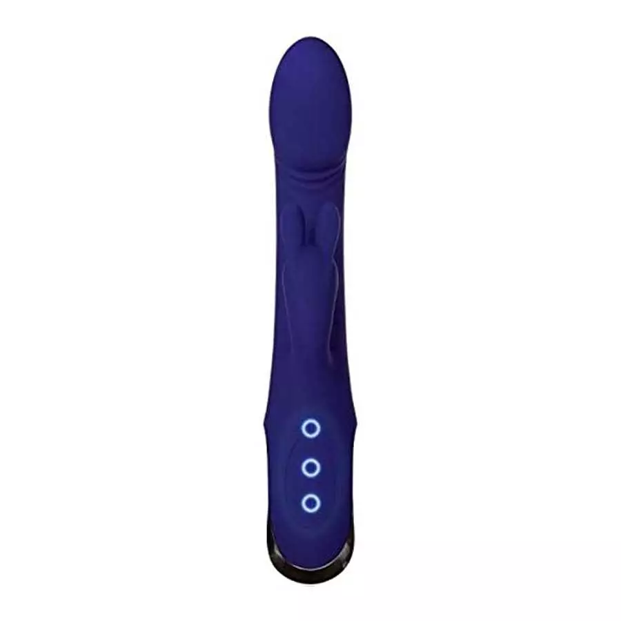 Evolved Love Is Back - Bunny Buddy - 10 Speed Rabbit-Style with Clitoral Stimulation Silicone Rechargeable Vibrator - Purple