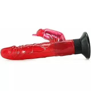 [Waller PAA] Wall Banger Clit G-spot Rabbit Vibrator Vibe Dildo Hands Free Suction Cup