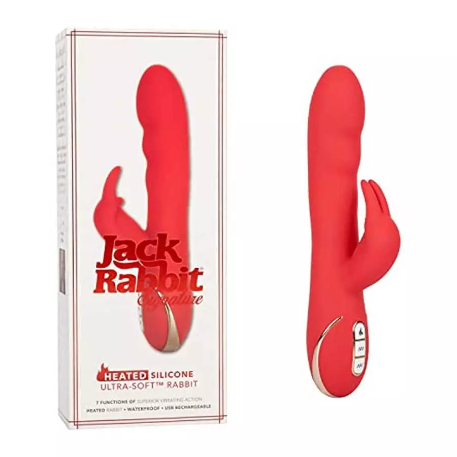 Jack Rabbit Signature Heated Silicone Ultra-Soft Rabbit Jack Rabbit Signature Heated Silicone Ultra-Soft Rabbit