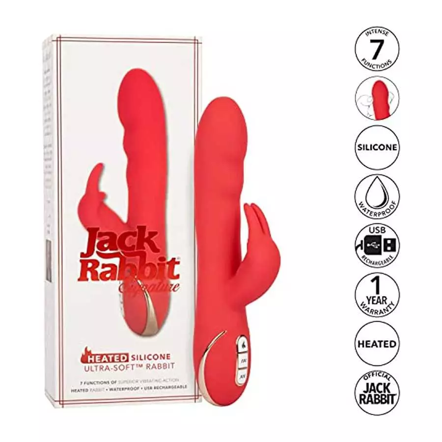 Jack Rabbit Signature Heated Silicone Ultra-Soft Rabbit
