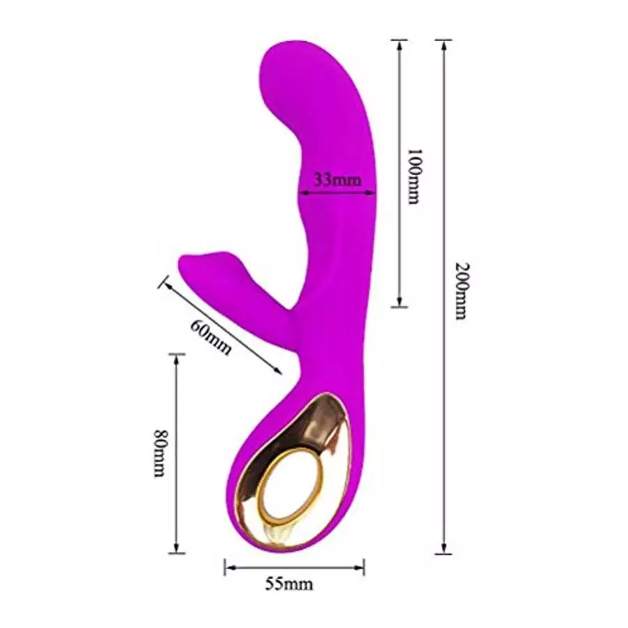 G Spot Clit Rabbit Vibrator, Adult Clitoralis Stimulator Toy USB Rechargeable Powerful 10 Vibration Masturbation, Sex Toys for W