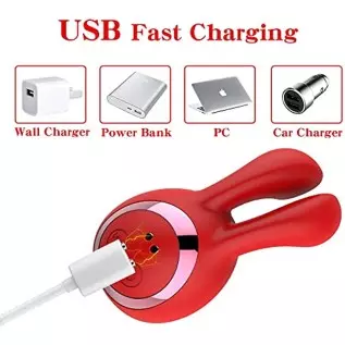 Rabbit Vibrator for Women Pleasure, 2 in 1 Small Rabbit Massager kit with 13 Vibration Modes, Nipples Clitoral Stimulator for Ad Rabbit Vibrator for Women Pleasure, 2 in 1 Small Rabbit Massager kit with 13 Vibration Modes, Nipples Clitoral Stimulator for Ad