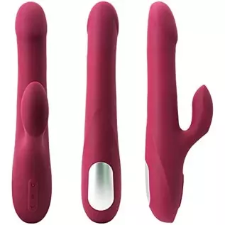 Beaded Ring Thrusting Vibrator, 10" Quadruple Action Female Pleasure Tool Clit Stimulator, Rotating G-Spot Vibrator , 5 Rotating Beaded Ring Thrusting Vibrator, 10" Quadruple Action Female Pleasure Tool Clit Stimulator, Rotating G-Spot Vibrator , 5 Rotating