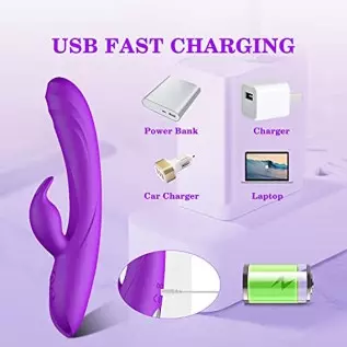 Rabbit Vibrator Sex Toy for Women, G Spot Vibrator with Bunny Ears 7 Vibrations, Realistic Dildo Vibrator Adult Sex Toys, Waterp Rabbit Vibrator Sex Toy for Women, G Spot Vibrator with Bunny Ears 7 Vibrations, Realistic Dildo Vibrator Adult Sex Toys, Waterp