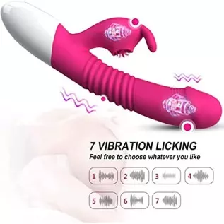 Yuan Art Canvas 2022 New G Spot Rabbit Vibrator Dildo for Women, Bunny Ears Tongue Licking Clitorals Stimulator Vibrating Dildo Yuan Art Canvas 2022 New G Spot Rabbit Vibrator Dildo for Women, Bunny Ears Tongue Licking Clitorals Stimulator Vibrating Dildo