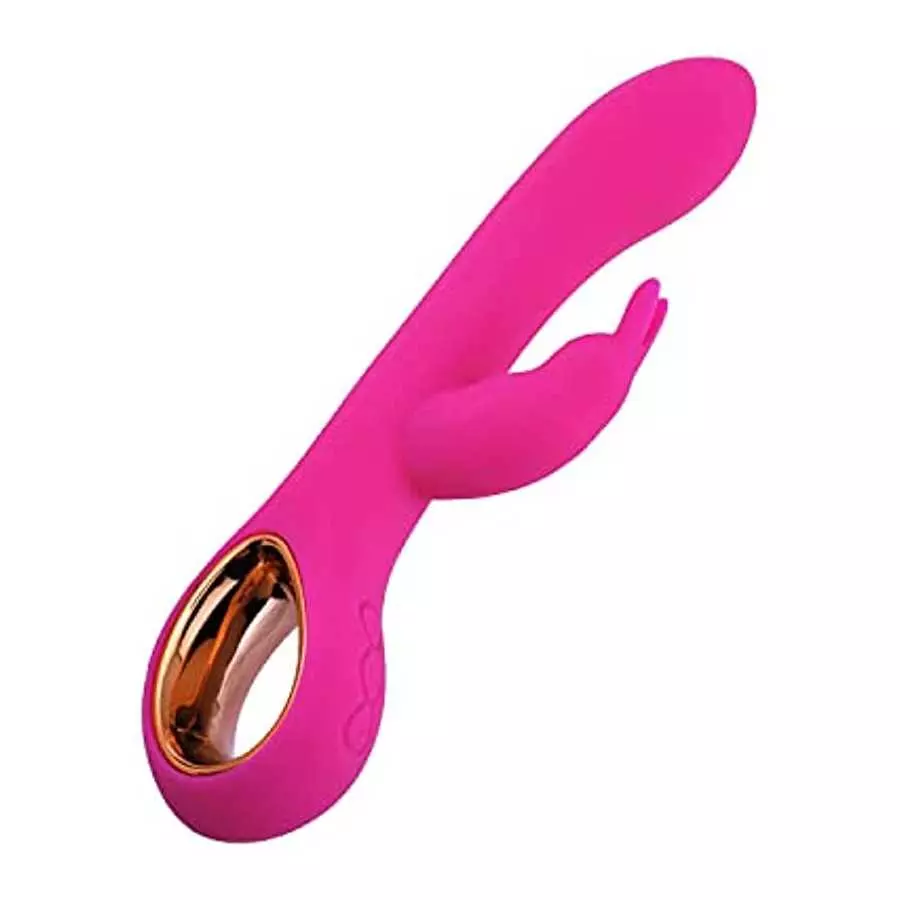 Leseox G-spot Rabbit Vibrator, Waterproof Vibrating Dildo Massager for Clitoris G-spot Vagina Nipple Stimulation, 10 Powerful Vi Leseox G-spot Rabbit Vibrator, Waterproof Vibrating Dildo Massager for Clitoris G-spot Vagina Nipple Stimulation, 10 Powerful Vi