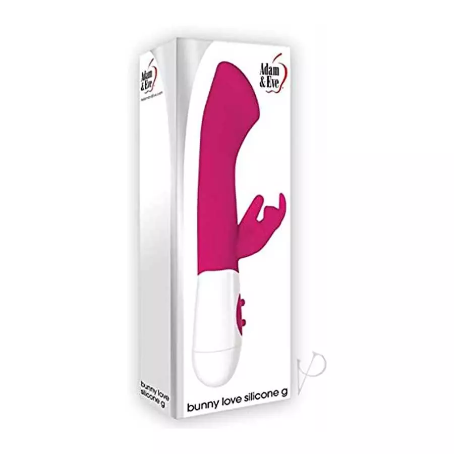 Adam & Eve Bunny Love Silicone G Spot Vibrator, Pink | Rechargeable & Waterproof Rabbit Vibrator with Multiple Vibration Modes | Adam & Eve Bunny Love Silicone G Spot Vibrator, Pink | Rechargeable & Waterproof Rabbit Vibrator with Multiple Vibration Modes |