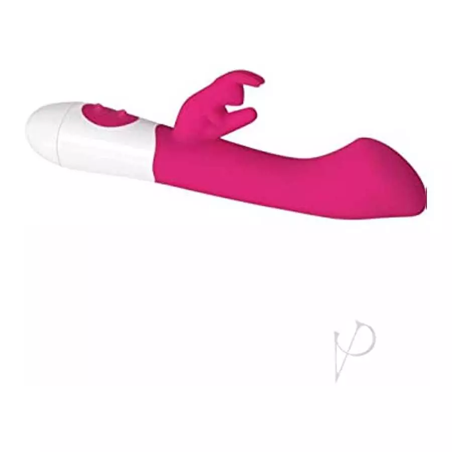 Adam & Eve Bunny Love Silicone G Spot Vibrator, Pink | Rechargeable & Waterproof Rabbit Vibrator with Multiple Vibration Modes |