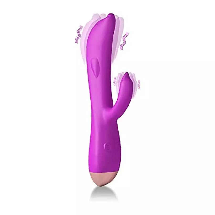G Spot Clitoral Dolphin Silicone Vibrator, Dual Motor 7+3 Vibration Mode Vaginal Stimulator, Waterproof and Rechargeable Dildo R G Spot Clitoral Dolphin Silicone Vibrator, Dual Motor 7+3 Vibration Mode Vaginal Stimulator, Waterproof and Rechargeable Dildo R