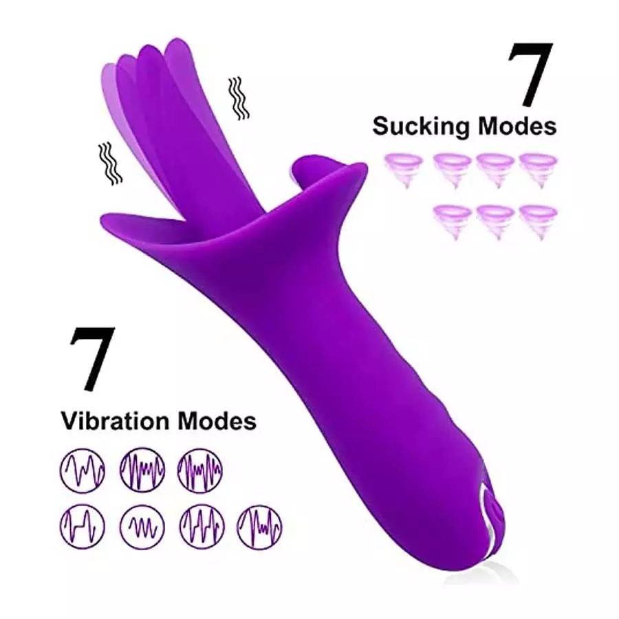 CustomOwnJewelry G Spot Rabbit Vibrator for Women Bunny Ears for Clitoris G-spot Stimulation,Waterproof Dildo Vibrator with 7 Po