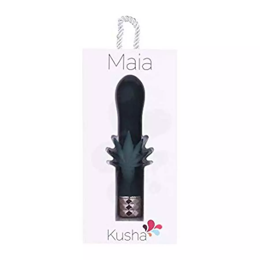 KUSHA Crystal Gems USB Rechargeable 10-Function G-SPOT Rabbit-Style Vibrator - Gray